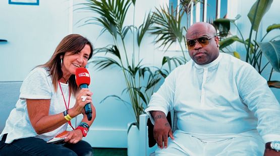 Teresa Lage à conversa com CeeLo Green no Rock in Rio Lisboa 2026
