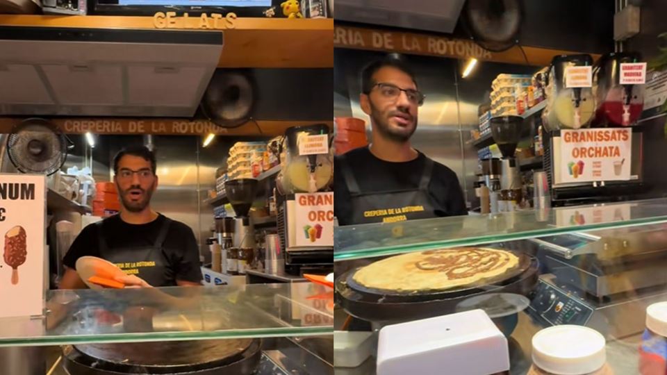 A creperia onde ser insultado é parte do menu