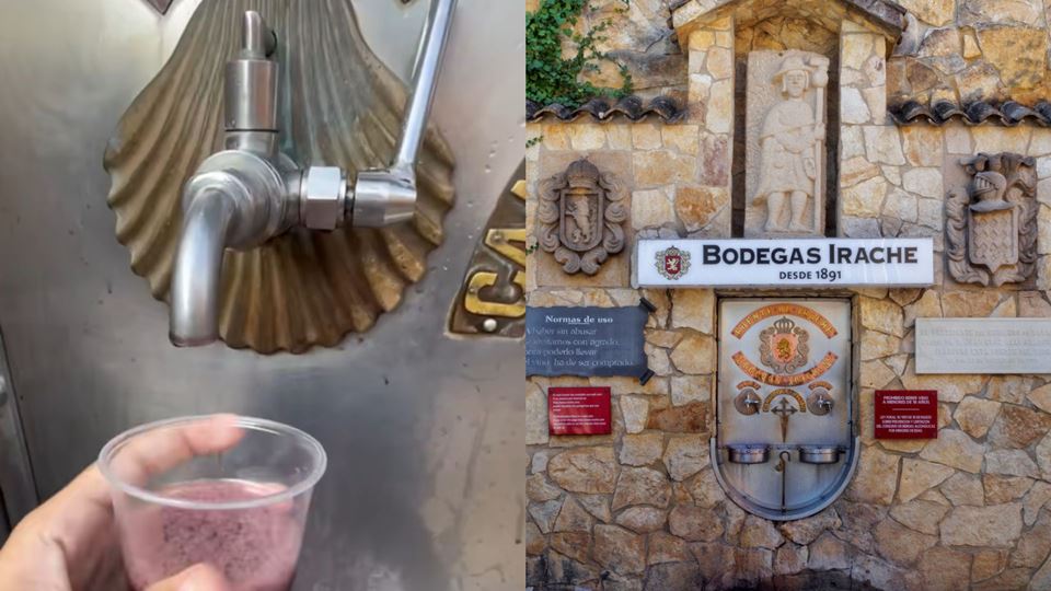 Há uma fonte que serve vinho grátis 24 horas por dia no Caminho de Santiago (e os peregrinos fazem questão de parar aqui) Há uma fonte que serve vinho grátis 24 horas por dia no Caminho de Santiago (e os peregrinos fazem questão de parar aqui)