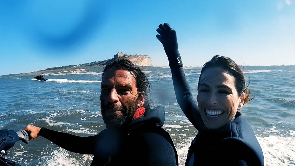Joana Cruz no Canhão da Nazaré