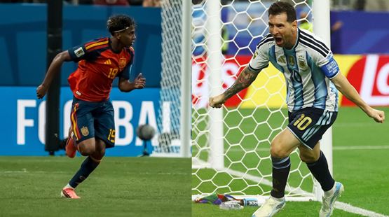 Messi deu banho a Lamine Yamal quando era bebé: 19 anos depois vão defrontar-se na final do Mundial 2026 Messi deu banho a Lamine Yamal quando era bebé: 19 anos depois vão defrontar-se na final do Mundial 2026