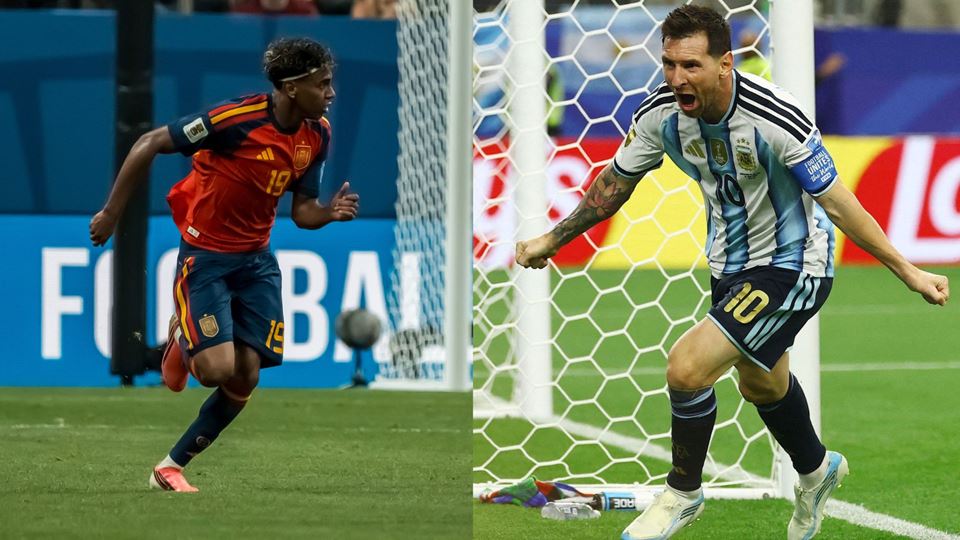 Messi deu banho a Lamine Yamal quando era bebé: 19 anos depois vão defrontar-se na final do Mundial 2026 Messi deu banho a Lamine Yamal quando era bebé: 19 anos depois vão defrontar-se na final do Mundial 2026