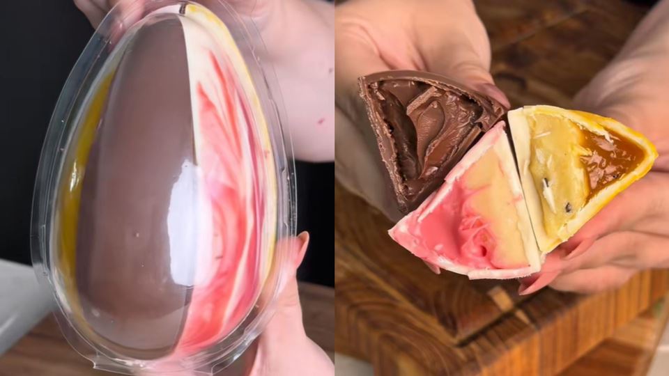 Estás a par da nova tendência da Páscoa? Ovos de chocolate em fatias