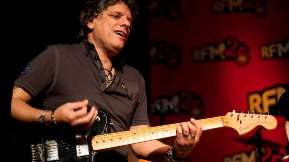 Zé Pedro no Auditório da RFM. 25 anos RFM. 30 anos Xutos